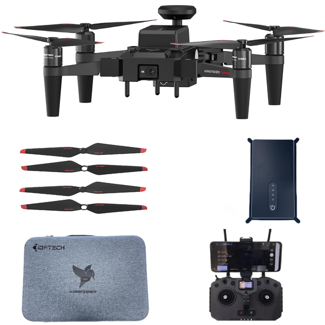 KINGFISHER Fishing Drones with Long Range & 4K Camera IP67 Waterproof Foldable New Style for Beginners