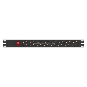 Unidad de Distribución de Energía (PDU) 16A completamente nueva, con enchufe europeo, 8 vías, modular, 1U, para rack de servidor. - Product Image 5