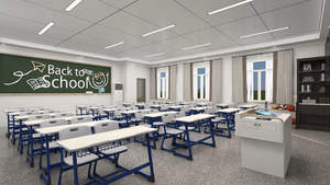 Chaises et tables de classe modernes pour l'école, sièges doubles pour les élèves, <span class=keywords><strong>bureau</strong></span> d'étude et table, ensemble de table et de <span class=keywords><strong>chaise</strong></span> de classe - Product Image 6