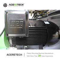 Mesin Penghancur Plastik Limbah Tugas Berat 500kg/jam Single-Shaft dengan Gearbox Pompa Kontrol PLC Produktivitas Tinggi Aceretech