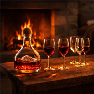 Ensemble <span class=keywords><strong>de</strong></span> carafes <span class=keywords><strong>de</strong></span> luxe Iceberg, 7 pièces : Sublimez votre expérience <span class=keywords><strong>vin</strong></span> et whisky - Product Image 3