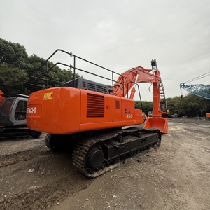 Excavadora HITACHI ZAXIS de 45 Toneladas Usada, Modelo Hidráulico sobre Orugas, Cabina Naranja con Componentes Principales del Motor, Bomba Kawasaki PLC - Product Image 5