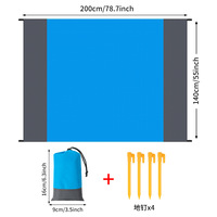 Offre Spéciale extérieur Portable pique-nique couverture tapis Durable imperméable tapis de plage pliable couverture de plage