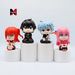 ฟิกเกอร์จินทามะ ชิบิ จินโทกิ ฮิจิคาตะ หัวโต ท่าทางนั่ง โมเดลรถอนิเมะ ของตกแต่งสุดฮิต ของสะสม ขายส่ง - Product Image 3