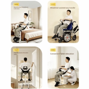 Lève-personne portable léger <span class=keywords><strong>pour</strong></span> le transfert de patients, chariot de transfert <span class=keywords><strong>pour</strong></span> <span class=keywords><strong>personnes</strong></span> âgées et handicapées - Product Image 3