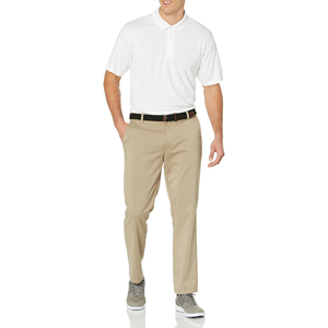 กางเกงกอล์ฟขายาวผ้าสแปนเด็กซ์สำหรับผู้ชายกางเกงกอล์ฟผ้าคอตตอนผ้าสแปนเด็กซ์แบบเรียบพอดีตัวออกแบบได้ตามต้องการ - Product Image 3