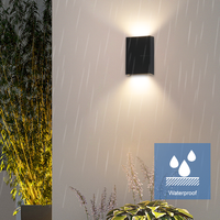 Lampes murales extérieures de luxe à montage en surface, IP65, 4W, en PC, pour allées et meubles, très vendues