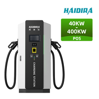 Station de recharge pour véhicules électriques HAIDIRA OEM DC 60kW 80kW 120kW 160kW 240kW CCS2 OCPP Chargeur rapide commercial