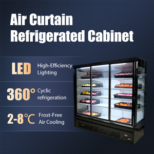 ตู้แช่เย็นแสดงสินค้าแบบเปิดสำหรับซูเปอร์มาร์เก็ต - Product Image 2