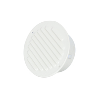 Prix de gros, sortie d'air d'évacuation ronde moderne en fer de 4 pouces, tête de conduit, masque, valve, ventilation, système de climatisation HVAC