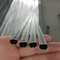 Barre d'espacement en aluminium 19,5A, non pliable, résistante aux rayures, épaisseur 0,22 mm, barres en aluminium empêchant la rouille, la déformation et la corrosion