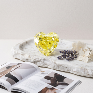 Diamant VS1 Jaune Taille Cœur, Couleur Fantaisie, Cultivé en Laboratoire, Certifié IGI, Taille Brillant pour la Fabrication de Bijoux par AURA LUXURIA - Product Image 4