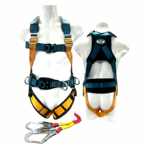 สายรัดนิรภัยเพื่อความสะดวกสบายป้องกันการตกรวมถึงแผ่นเสริมเข็มขัดนิรภัยแบบถอดได้พร้อมห่วงรูปตัว <span class=keywords><strong>D</strong></span> ด้านข้าง - Product Image 3