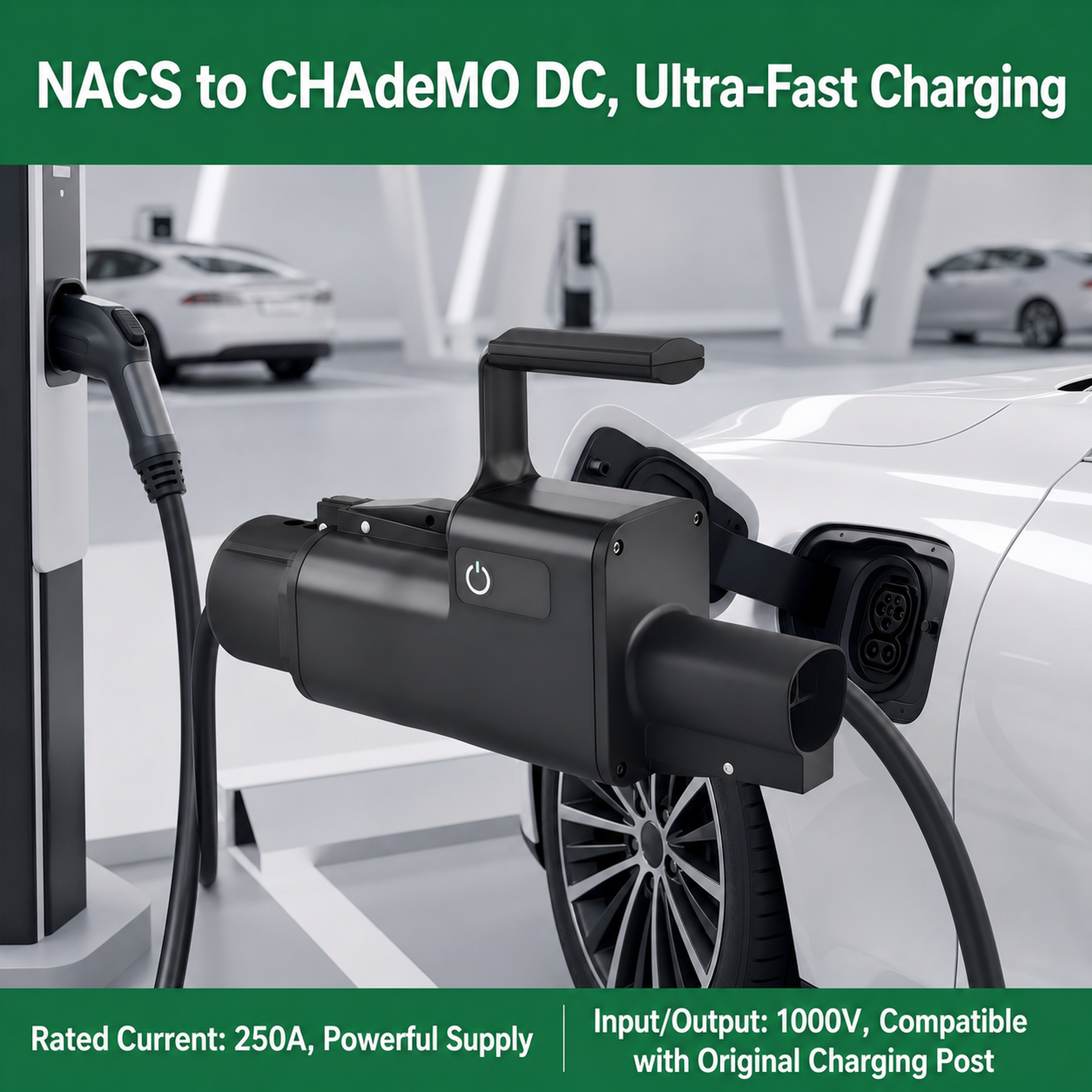 格安!!テスラ チャデモ アダプター CHAdeMO Tesla 信頼性の高いテスラ用チャデモアダプターで、効率的な車内充電
