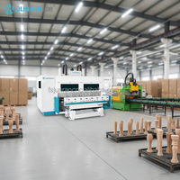 Centre d'usinage industriel CNC à 5 axes, type portique, pour tournage et fraisage, 8 broches, robuste, automatique, haute précision, pour meubles en bois massif