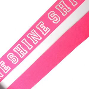 Customized Design Printed Polyester Webbing Logo <b>Elastic</b> Garment Accessories Underwear <b>Elastic</b> <b>Belt</b> Polyester Tape - Product Image 1