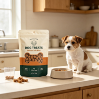 Sacs d'emballage personnalisés pour aliments pour animaux de compagnie, imprimés en héliogravure, refermables, en BOPP, résistants à l'humidité, avec fermeture éclair, pour chiens et chats, vente en gros