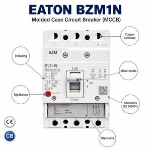   BZM2 180A MCCB 3P 4P Interruptor Automático Termomagnético <span class=keywords><strong>de</strong></span> Caja Moldeada para Distribución Icu 25/36/50kA IEC60947-<span class=keywords><strong>2</strong></span> CE Stock <span class=keywords><strong>de</strong></span> Fábrica - Product Image 2