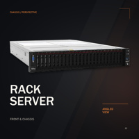 Server Rak Lenovo WR5225 G3 2U AMD EPYC dengan Dukungan Memori DDR5 untuk Komputasi Awan dan Virtualisasi