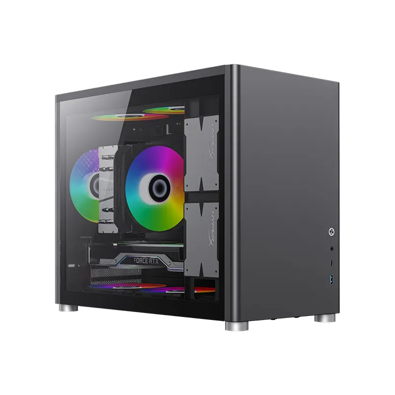 GAMEMAX Spark Micro ATX Vertical airflow feature, gaming computer case, Computer parts