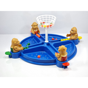 MONKEY BASKET  Un juego para 2-4 jugadores. El objetivo es poner todas las pelotas en el canasto. - Product Image 1