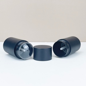 15ml 30ml 50ml 75ml Stick <b>Tube</b> Deodorant Container Roll on Bottles Round Bottom AS Empty Matte Black <b>Plastic</b> Bottle - Product Image 4