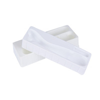 Plateau blister personnalisé couleur violette avec insert en velours floqué pour emballages cadeaux cosmétiques