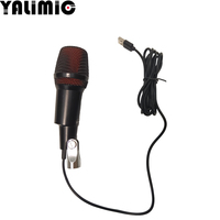 Hot Sale USB-Kabel-Kommunikation mikrofon Cooles LED-Leichtmetall-Stativ für Computer-Handys piele und Live-Streaming