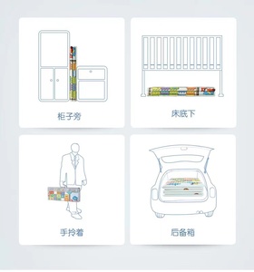 Juguete Deportivo de Espuma para Bebés y Niños Pequeños, <span class=keywords><strong>Alfombra</strong></span> de Juego <span class=keywords><strong>Plegable</strong></span> de 2 cm de Grosor con Patrón de Animales - Product Image 6