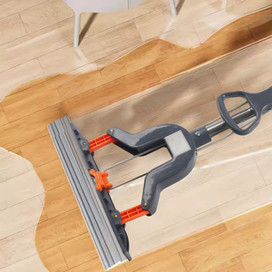 Absorbent <strong>PVA</strong> Sponge Flat <strong>Mops</strong> Folded in Half Squeeze Water Telescopic <strong>Mop</strong> Retractable Stainless Steel <strong>Mop</strong> Free Hand Wash - Product Image 3