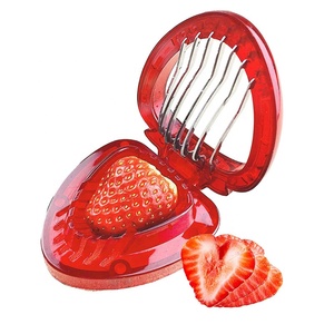 Stainless Steel Blade Kitchen Tools and Gadgets Simply Section Strawberry Slicer