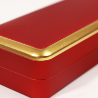 Boîte d'emballage de bijoux en plastique rectangulaire de luxe haut de gamme en gros, avec logo personnalisé et lumière LED pour colliers, bracelets et bagues
