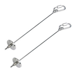 حامل طعام للطيور من الفولاذ المقاوم للصدأ، لعبة للببغاء للبحث عن الطعام، عصا للفواكه والخضروات 12مم/19مم 16جم/17جم، مستلزمات تغذية الطيور YZ - Product Image 1