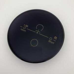 렌즈 제조 업체 1.56 프로그레시브 13 + 3mm 다 초점 포토 크로 믹 그레이 세미 완성 광학 렌즈 공백 HMC 안경 렌즈 - Product Image 4