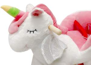 Chaise <span class=keywords><strong>cheval</strong></span> <span class=keywords><strong>à</strong></span> <span class=keywords><strong>bascule</strong></span> populaire pour bébé avec son de musique de berceuse pour bébé, chaise <span class=keywords><strong>à</strong></span> <span class=keywords><strong>bascule</strong></span> en peluche - Product Image 2