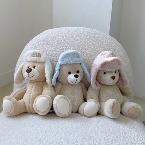 Bonnet pour animaux de compagnie, doux et fourré, résistant au vent, taille S M, pour chien et chat, pour les sorties, le ski, les voyages, enveloppe de cou, chapeau chaud d'hiver, couvre-tête pour animaux de compagnie - Product Image 6