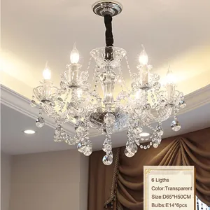 Zhonghu lâmpadas de cristal k9, candelabro de vidro moderno com braço de vidro para decoração de sala de estar e quarto
