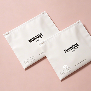 CPE Frosted Zipper Bags | Recyclable Self Seal Packaging for Clothing Underwear Apparel - Product Image 6