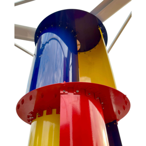 ELEGE 1000W 1500W 2000W Kit de generador de viento de eje vertical Molino de viento 12V 24V 48V Generador de viento con tambor - Product Image 5