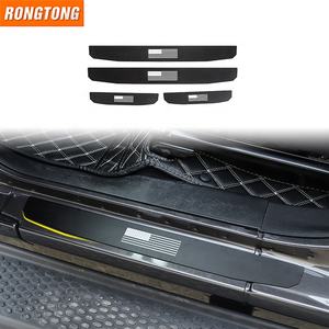 Heliar — accessoires internes <span class=keywords><strong>de</strong></span> voiture en alliage d'aluminium, bord <span class=keywords><strong>de</strong></span> <span class=keywords><strong>porte</strong></span> Anti-collision et anti-rayures, pour Jeep Wrangler JT Offre Spéciale +, 2018 - Product Image 1