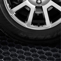Grille de gazon en plastique HDPE, cellule plate pour aménagement paysager, pavé pour parking, stabilisation du sol, pavé en gazon