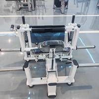 Máquina Profesional HYRS de Acero para Hip Thrust con Cojín Ergonómico para Cuello y Espalda, Plataforma Antideslizante, Equipo para Moldear Glúteos, Entrenamiento para Gimnasios Privados