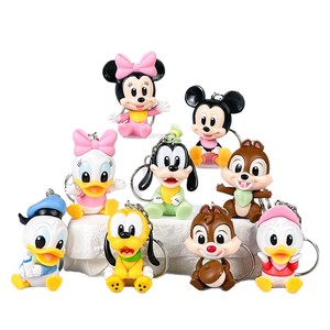 Cartone animato all'ingrosso Mickey <span class=keywords><strong>Minnie</strong></span> Donald bella 3D bambola portachiavi giocattolo di alta qualità per bambini borsa auto ciondolo chiave - Product Image 6