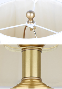 Thiết kế truyền thống Trung Quốc cổ điển vẽ tay gốm Đèn bàn phòng ngủ khách sạn đầu giường nghiên cứu Gốm Mẫu đèn bàn - Product Image 5