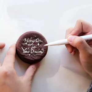 खाद्य रंग मार्कर पेन कस्टम लोगो मार्कर पेन कस्टम लोगो मार्कर ने केक केक कुकीज़ को सजाने के लिए 10 रंग - Product Image 6