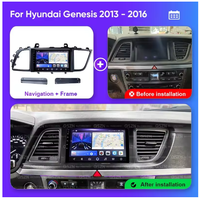 Autoradio Android pour Hyundai Genesis LHD 2013-2016, Navigation GPS, 4G WIFI, Carplay, Lecteur Multimédia Auto, Unité Principale