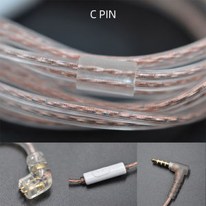 Câble d'écouteur <span class=keywords><strong>KZ</strong></span> d'origine détachable de haute qualité 3.5mm 2PIN Plug câble d'écouteur pour casque <span class=keywords><strong>KZ</strong></span> EDX PRO EDX ZST ZSN PRO X CCA - Product Image 6