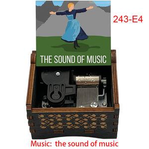 Caja Musical <span class=keywords><strong>de</strong></span> Madera con Mecanismo <span class=keywords><strong>de</strong></span> Cuerda, <span class=keywords><strong>Canción</strong></span> <span class=keywords><strong>de</strong></span> Do-Re-Mi, Regalo Vintage para <span class=keywords><strong>Madre</strong></span> e Hija, Navidad, Cumpleaños - Product Image 4