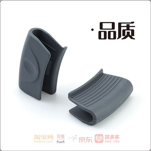 คลิปหนีบหม้อซิลิโคนกันความร้อน 7.7 ซม. ปลอกหุ้มด้ามจับแบบหนาสำหรับป้องกันเครื่องครัว - Product Image 5