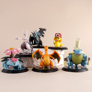 Figurine de monstre de <span class=keywords><strong>dessin</strong></span> <span class=keywords><strong>animé</strong></span> style Q, boîte mystère et Gashapon, statue de créature fantastique mignonne, jouet de décoration de bureau - Product Image 2